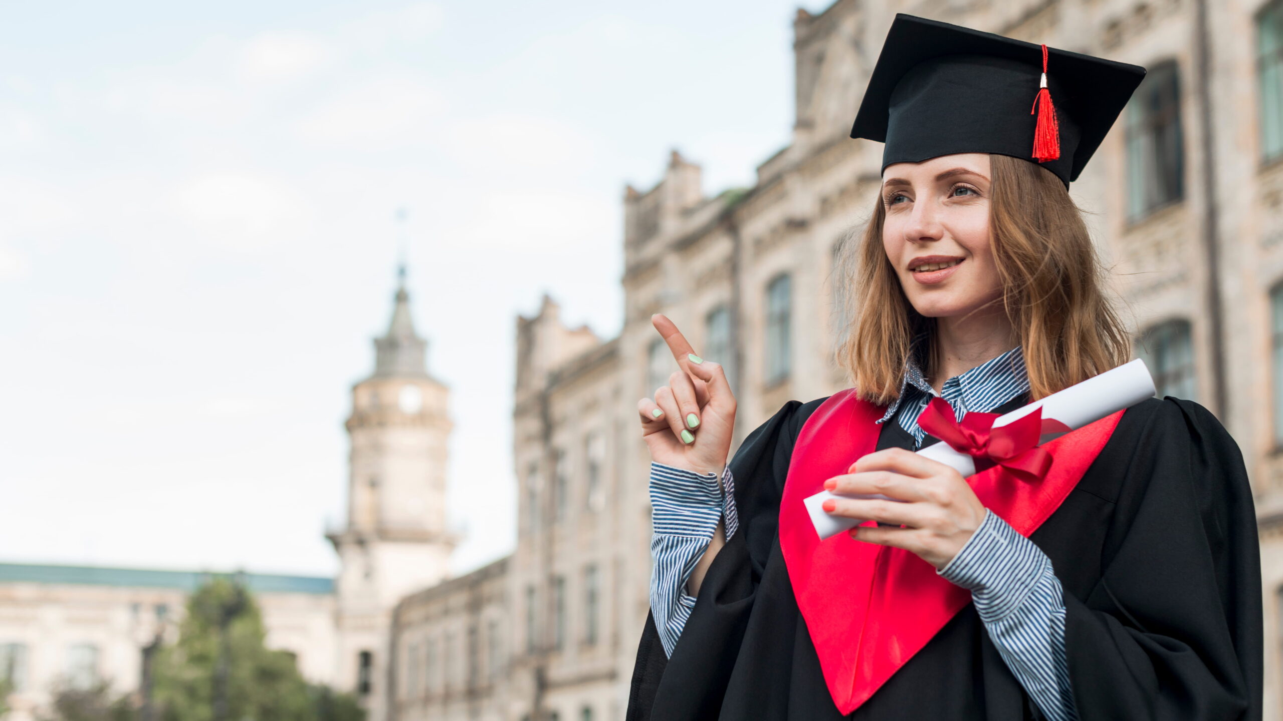 graduation-concept-with-portrait-happy-girl